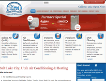 Tablet Screenshot of airdesignheating.com